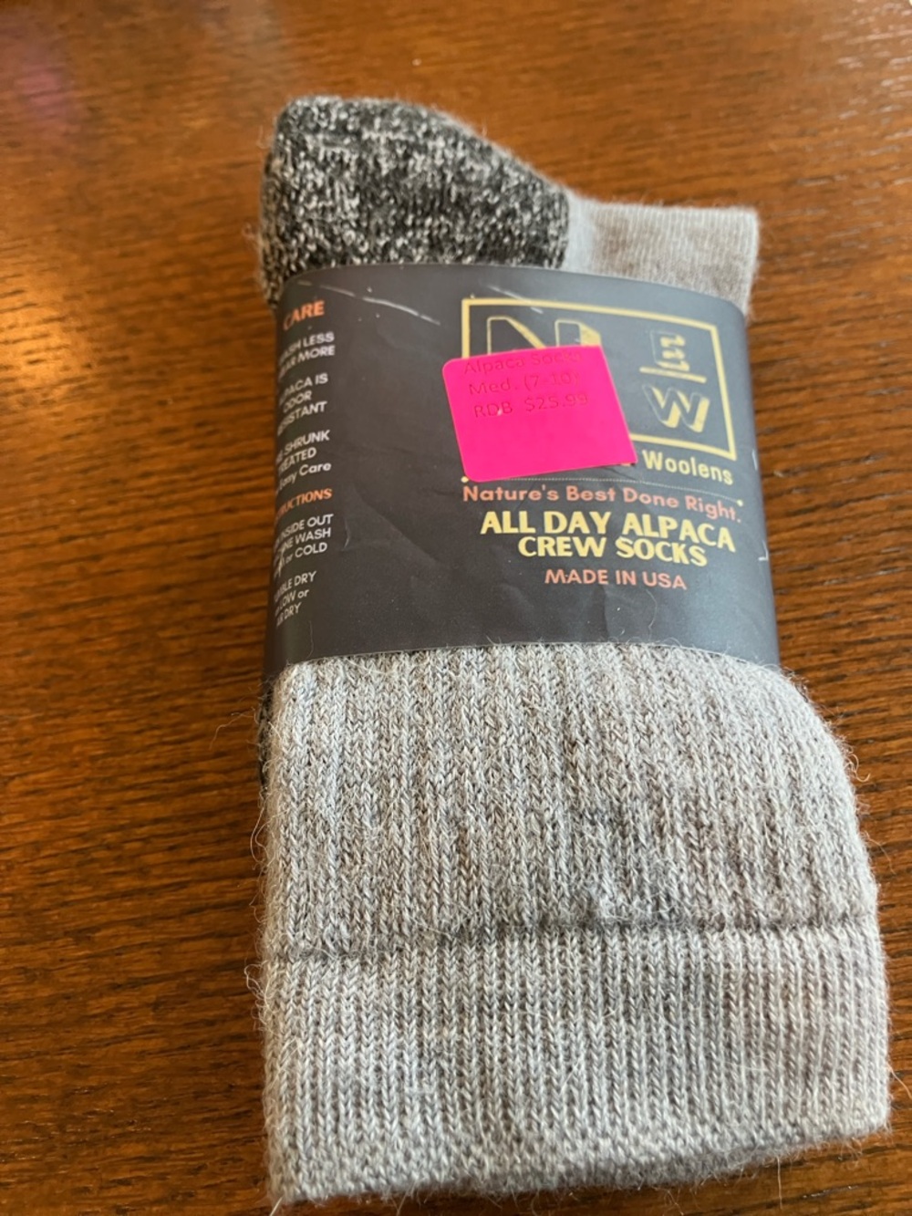 Crew Socks - Light Gray